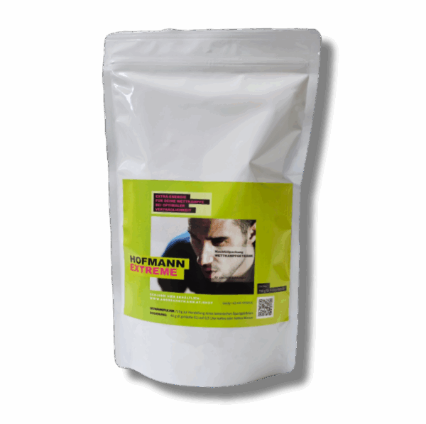 Extra Energie für besondere Anlässe wie Wettkämpfe. Überwiegend natürliche Inhaltsstoffe, optimale Verträglichkeit auch unter extremen Bedingungen. Enthält Coffein.