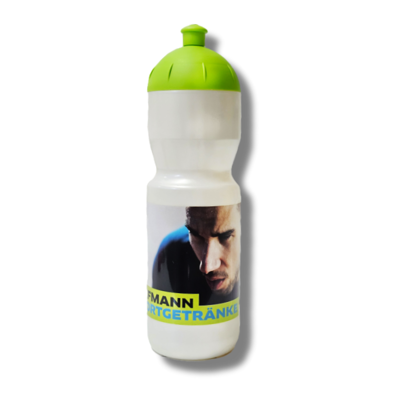 Bio Trinkflasche 750 ml, schadstofffrei, ohne Weichmacher und BPA, spülmaschinenfest bis 50 Grad. Aus 94% nachwachsenden Rohstoffen Wir unterstützen ein Klimaprojekt von myclimate Recyclebar